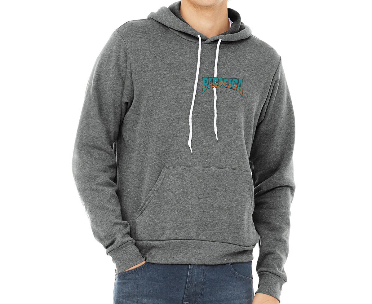 Sweat Capuche Femme Pacific & Co. – Panama City Beach, Petite Taille, Intégralement Zippé, Rose