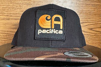 Canvas Trucker Snapback With Embroidered Hart Patch  - Sale