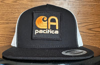 Canvas Trucker Snapback With Embroidered Hart Patch  - Sale