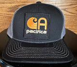Canvas Trucker Snapback With Embroidered Hart Patch  - Sale