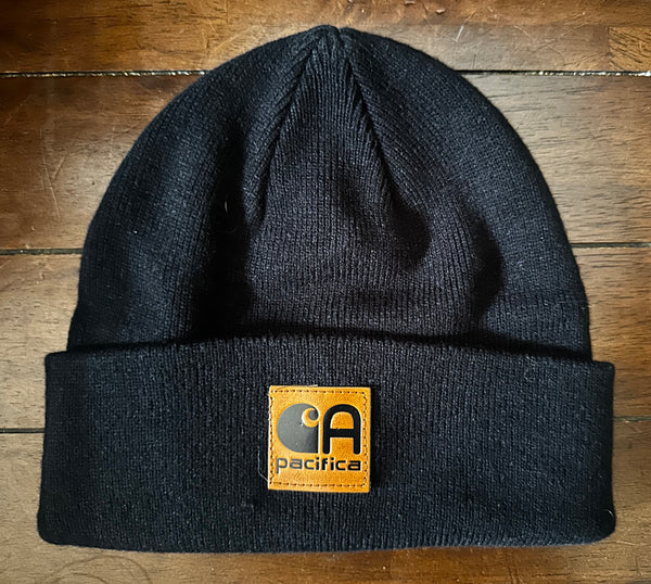 Acrylic Beanie With Hart Patch