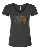 Poppy Vneck Ladies Tee