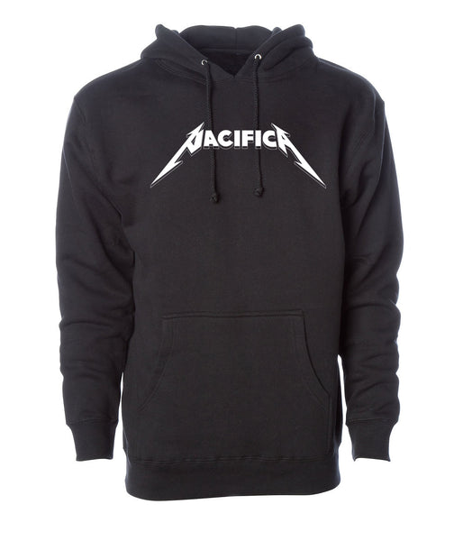 "Metal" Men's Pullover Hoodie - Black