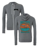 Unisex Pacifica Pier Zip or Pullover Hoodie