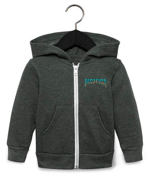 Toddler/Youth Pier Zip Hoodie - Heather Forest Green